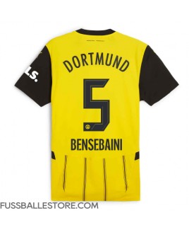 Günstige Borussia Dortmund Ramy Bensebaini #5 Heimtrikot 2024-25 Kurzarm